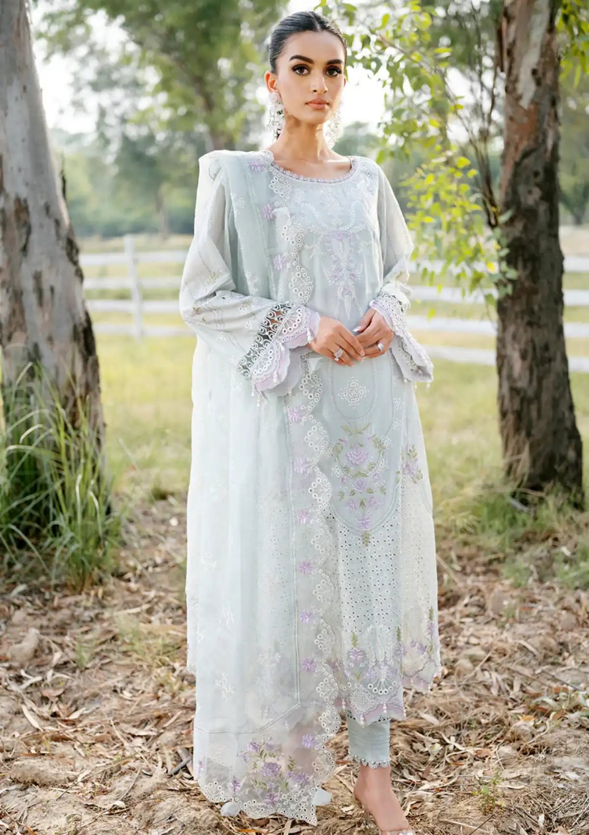 Sardinia Luxury Lawn Eid Edit'24 SR-403 VANESSA - Mohsin Saeed Fabrics
