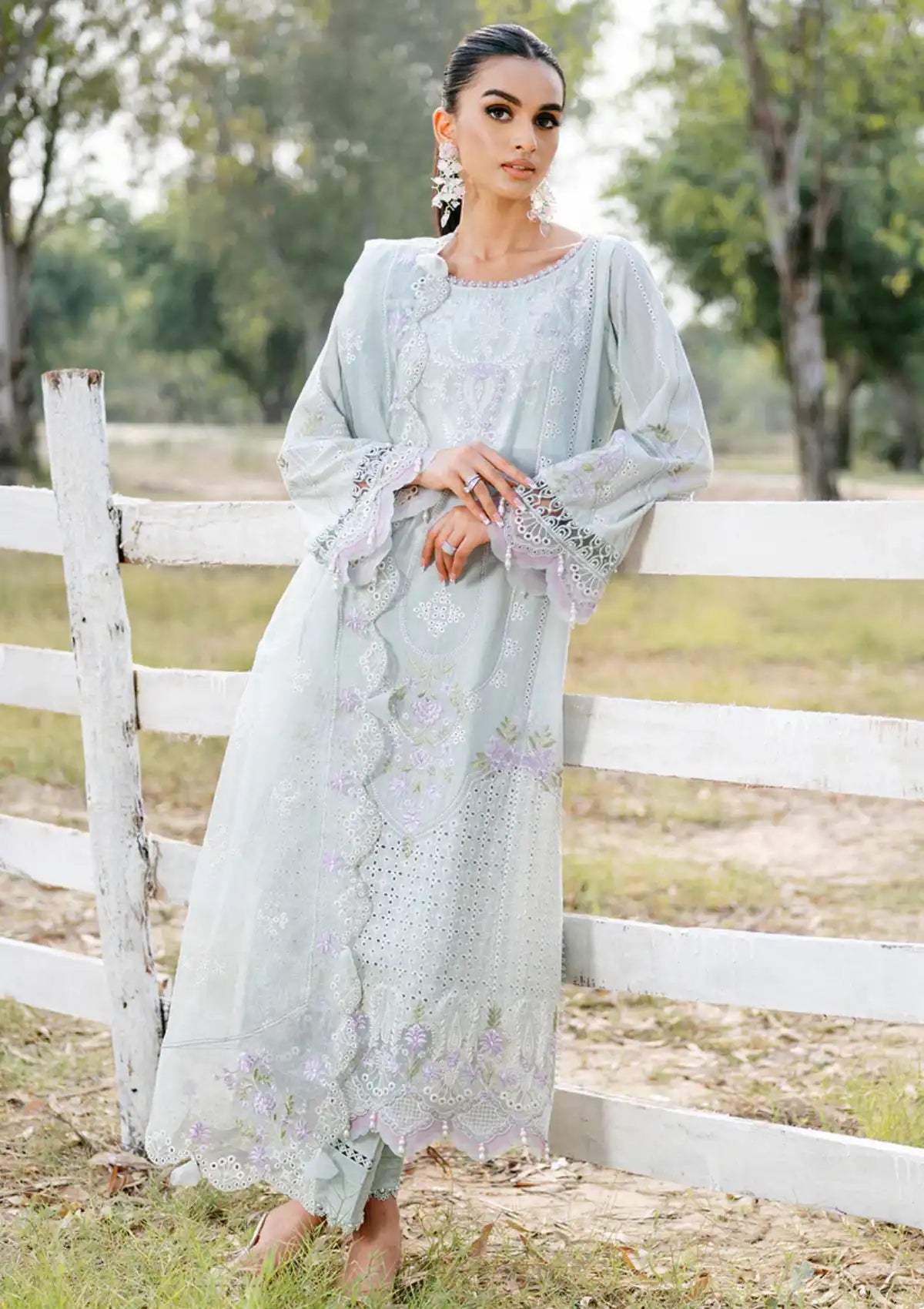 Sardinia Luxury Lawn Eid Edit'24 SR-403 VANESSA - Mohsin Saeed Fabrics