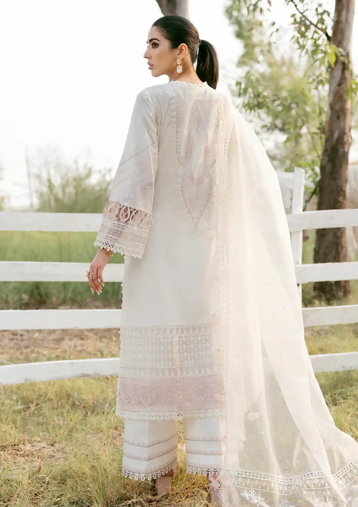 Sardinia Luxury Lawn Eid Edit'24 SR-402 ISABELLA - Mohsin Saeed Fabrics