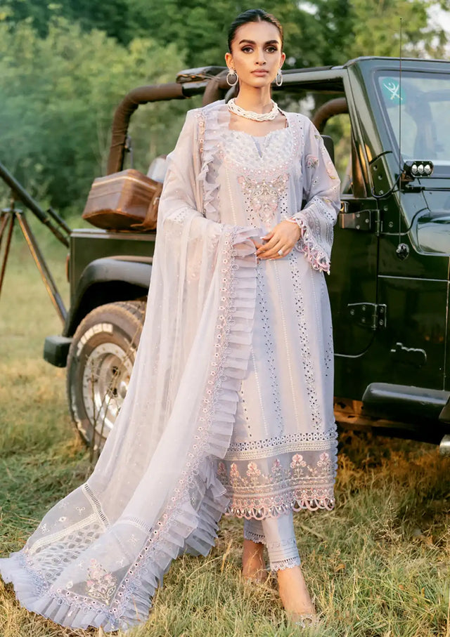 Sardinia Luxury Lawn Eid Edit'24 SR-404 SOPHIA - Mohsin Saeed Fabrics