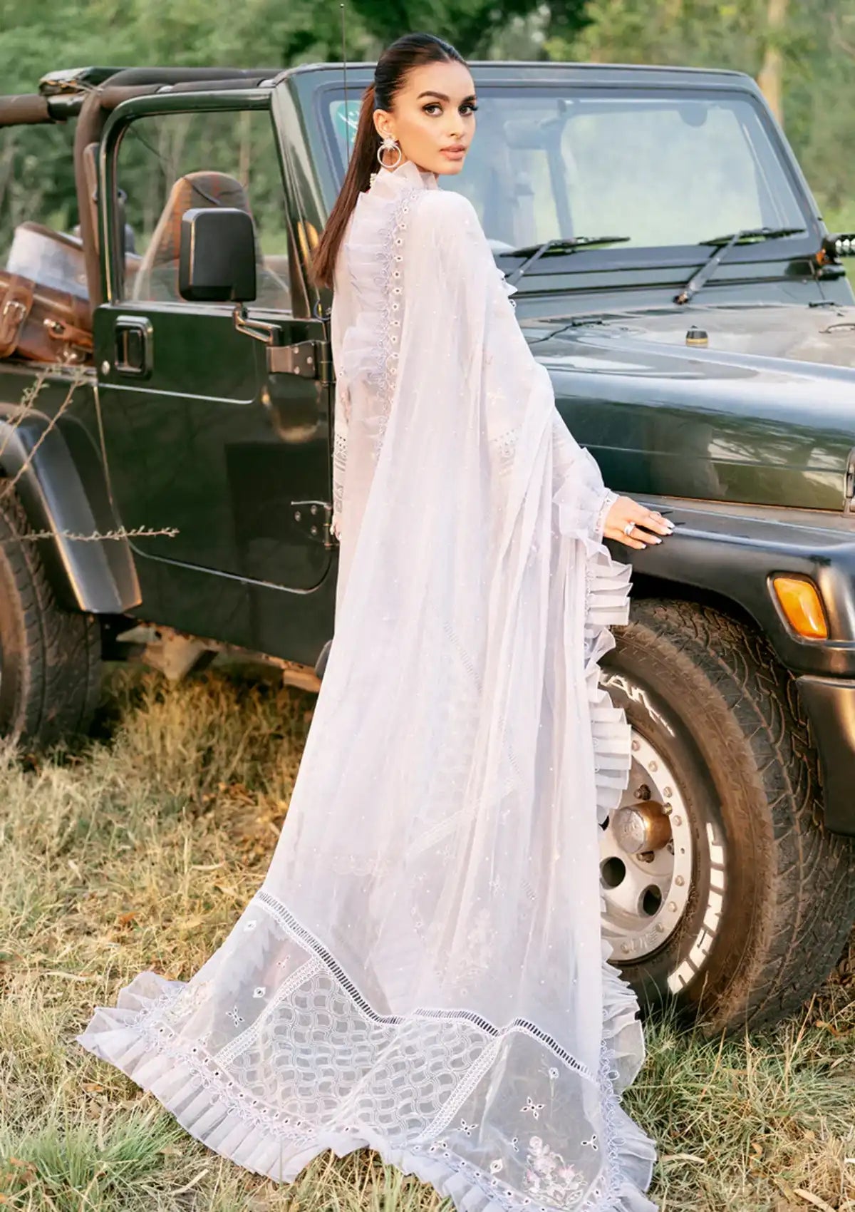 Sardinia Luxury Lawn Eid Edit'24 SR-404 SOPHIA - Mohsin Saeed Fabrics