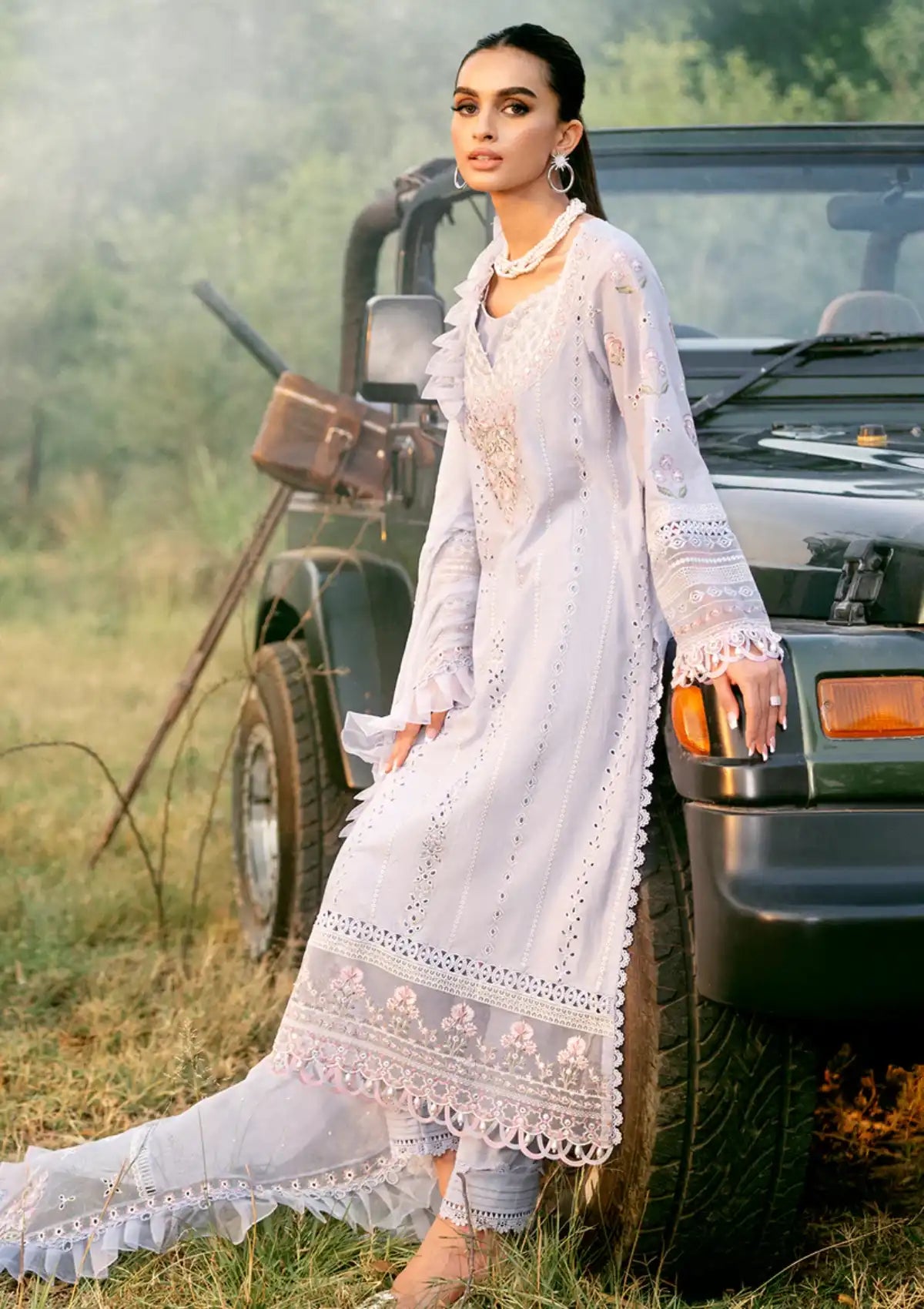 Sardinia Luxury Lawn Eid Edit'24 SR-404 SOPHIA - Mohsin Saeed Fabrics