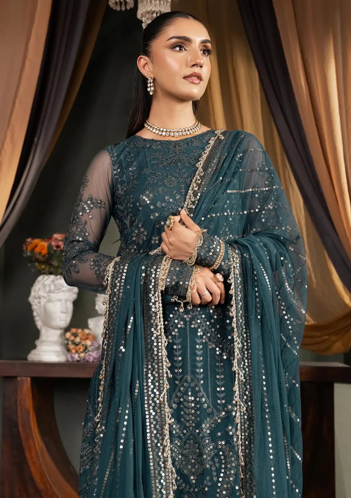 Zarif Heritage Luxury Formals'24 ZHF-04-ARHA - Mohsin Saeed Fabrics