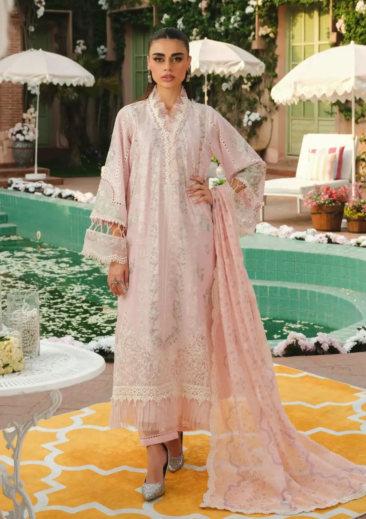 La' Gardenia By Paras'24 PR-07 Lotus Bloom - Mohsin Saeed Fabrics