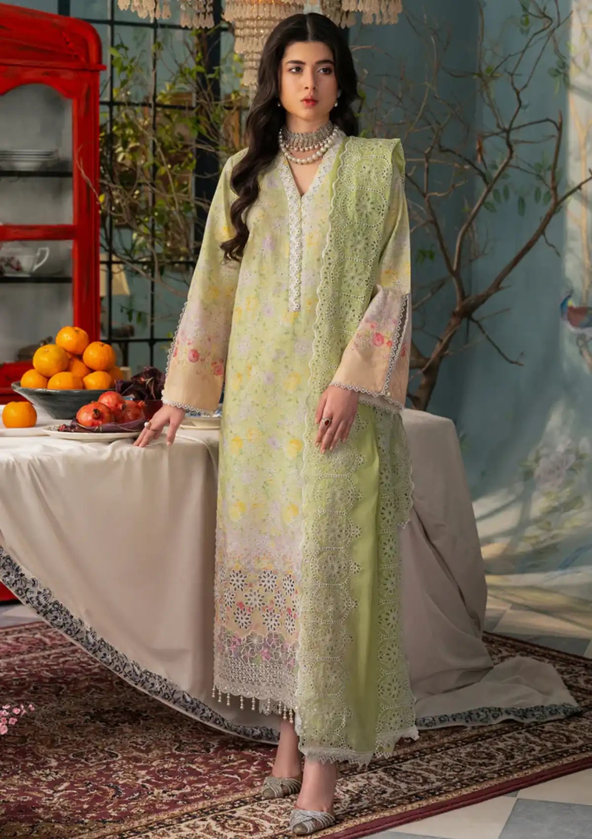 RajBari Chikankari Edition'24 D-07 - Mohsin Saeed Fabrics