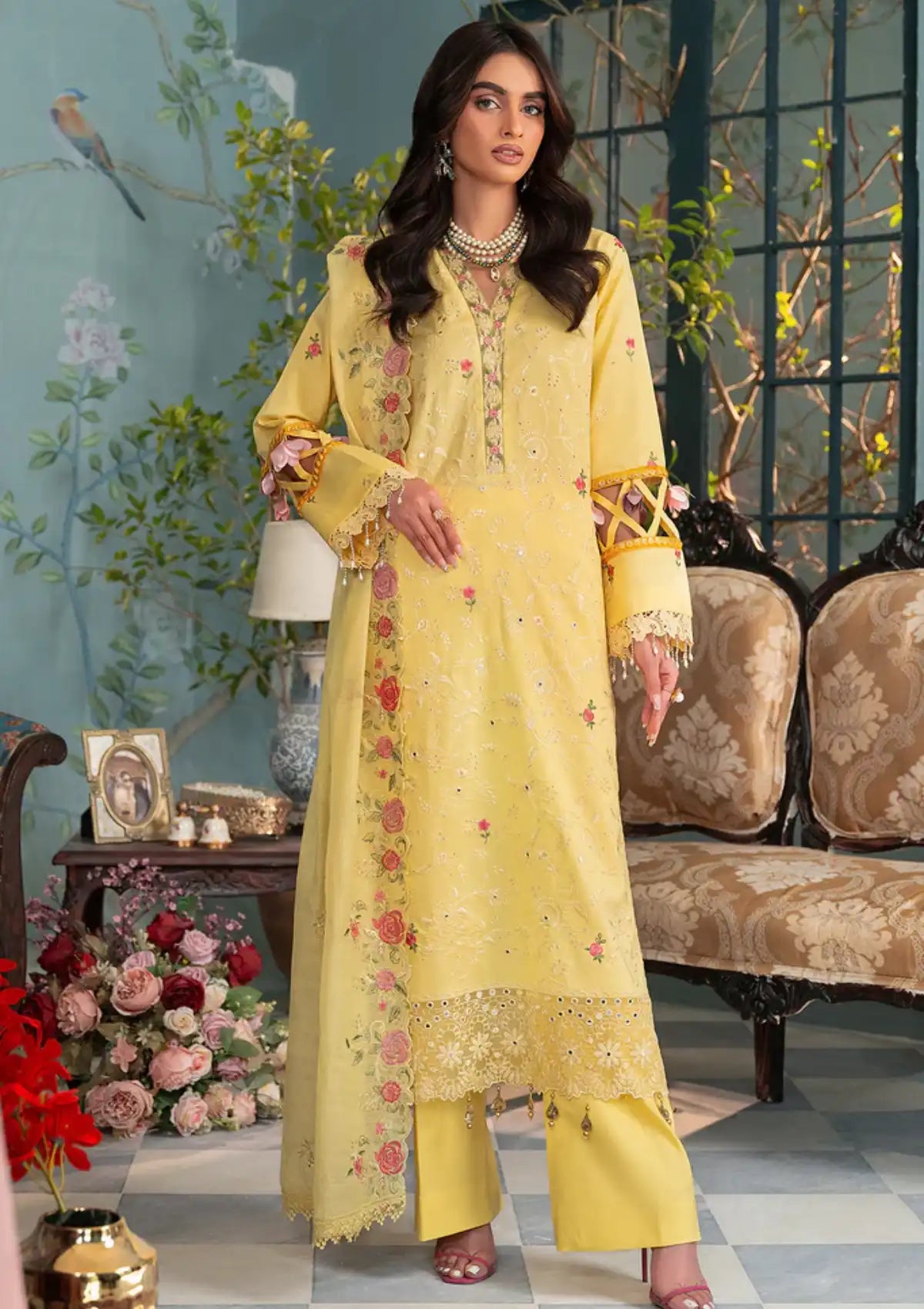 RajBari Chikankari Edition'24 D-12 - Mohsin Saeed Fabrics