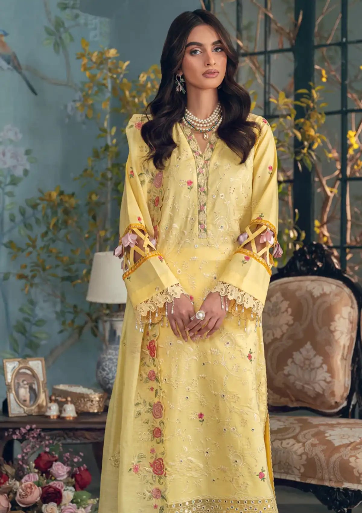 RajBari Chikankari Edition'24 D-12 - Mohsin Saeed Fabrics