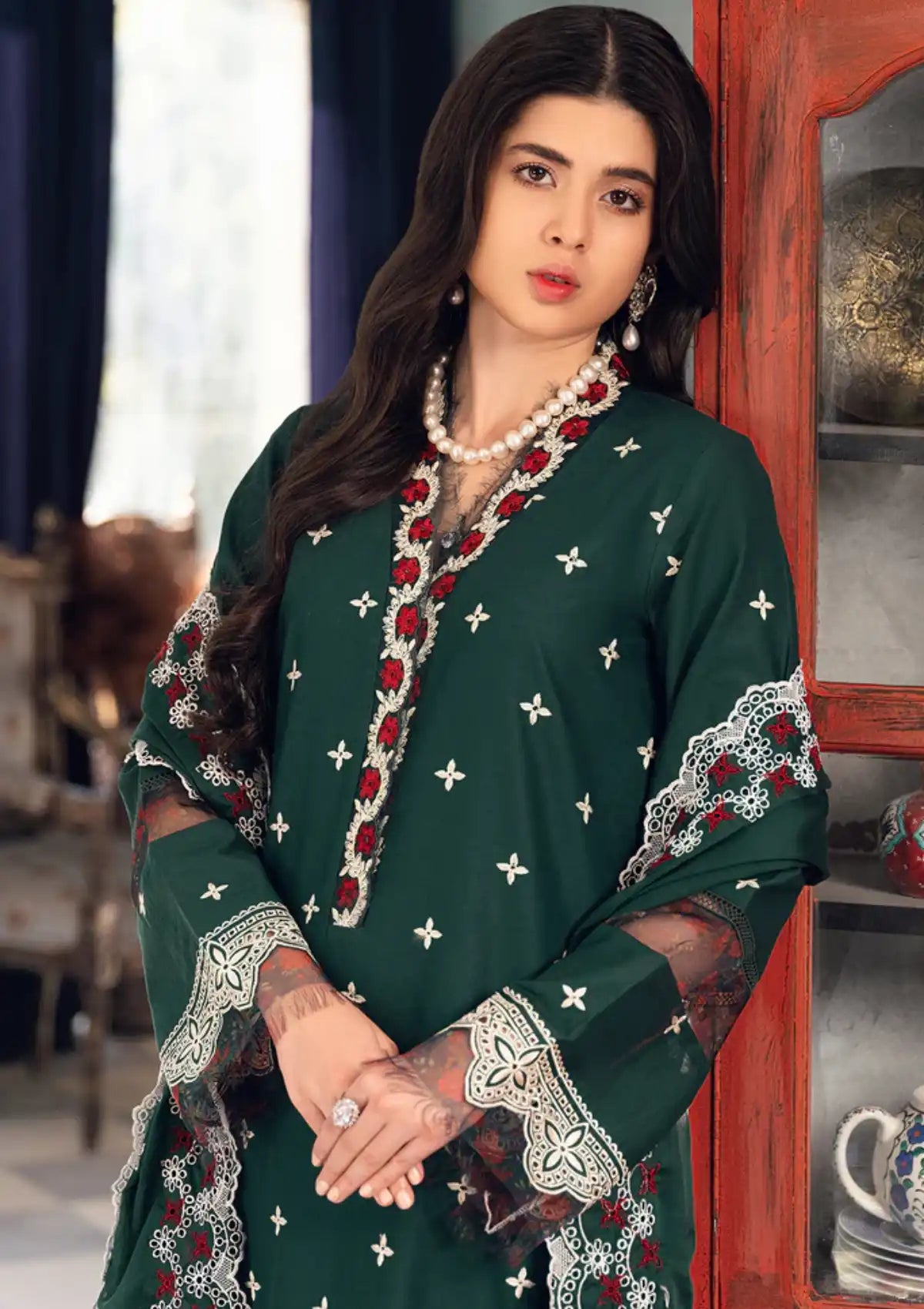 RajBari Chikankari Edition'24 D-10 - Mohsin Saeed Fabrics