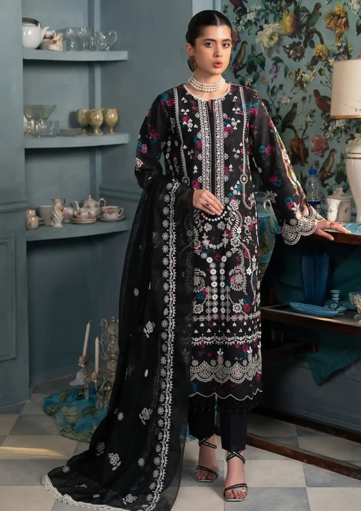 RajBari Chikankari Edition'24 D-04 - Mohsin Saeed Fabrics