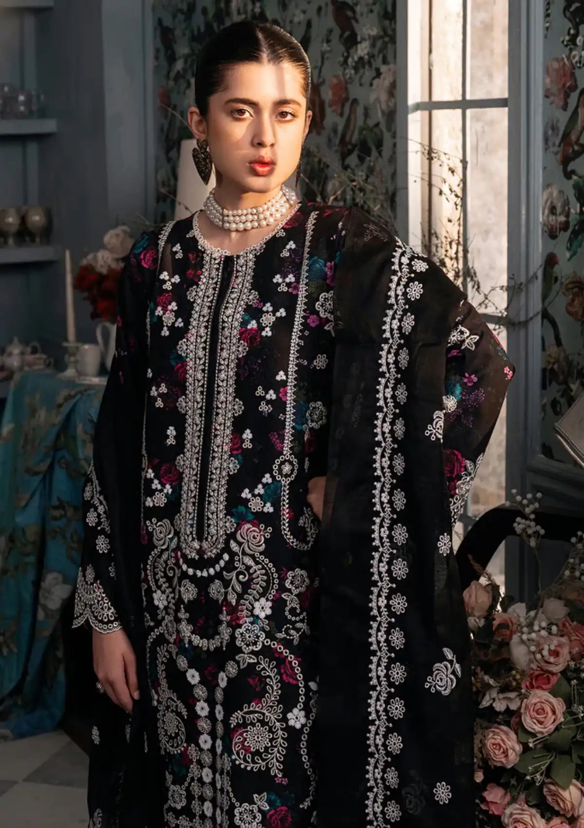 RajBari Chikankari Edition'24 D-04 - Mohsin Saeed Fabrics