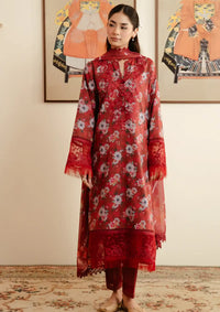 Afrozeh Malina Lawn'24 Vol-03 AL-08 Karis