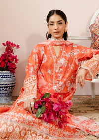 Afrozeh Malina Lawn'24 Vol-03 AL-05 Azlin - Mohsin Saeed Fabrics