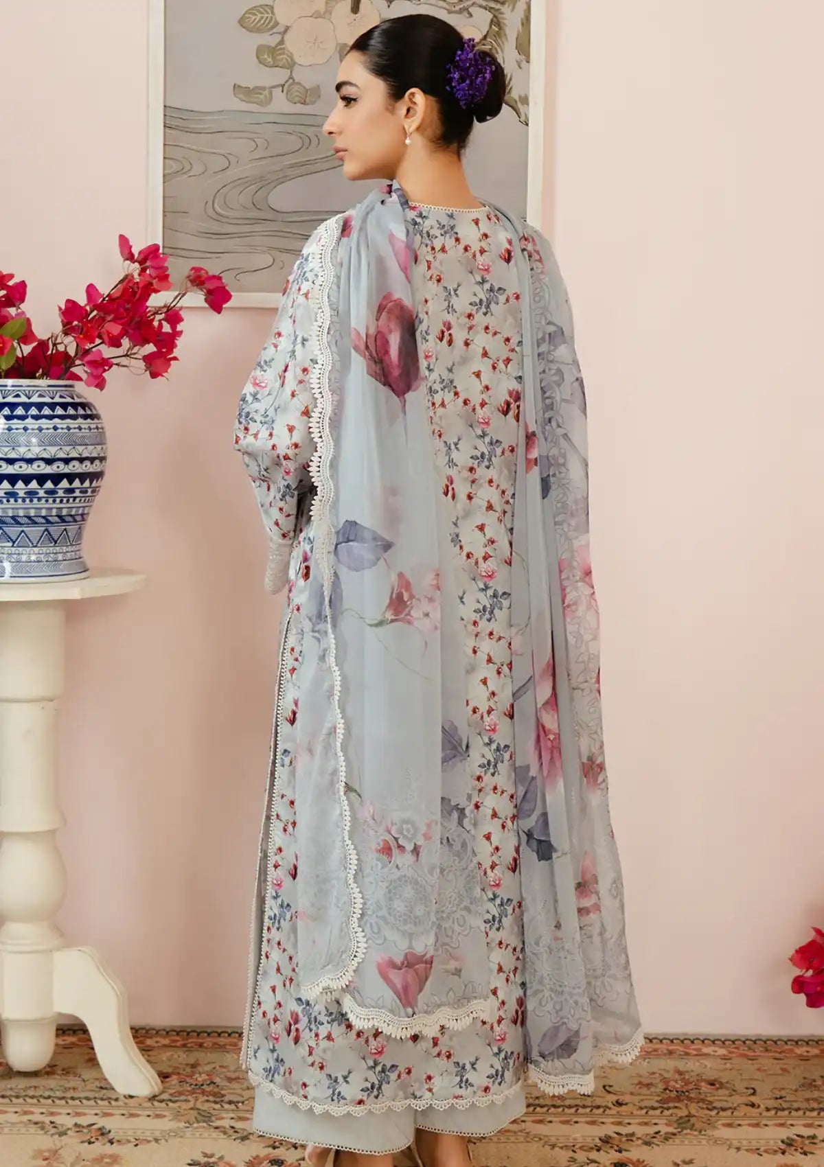 Afrozeh Malina Lawn'24 Vol-03 AL-04 Evora - Mohsin Saeed Fabrics