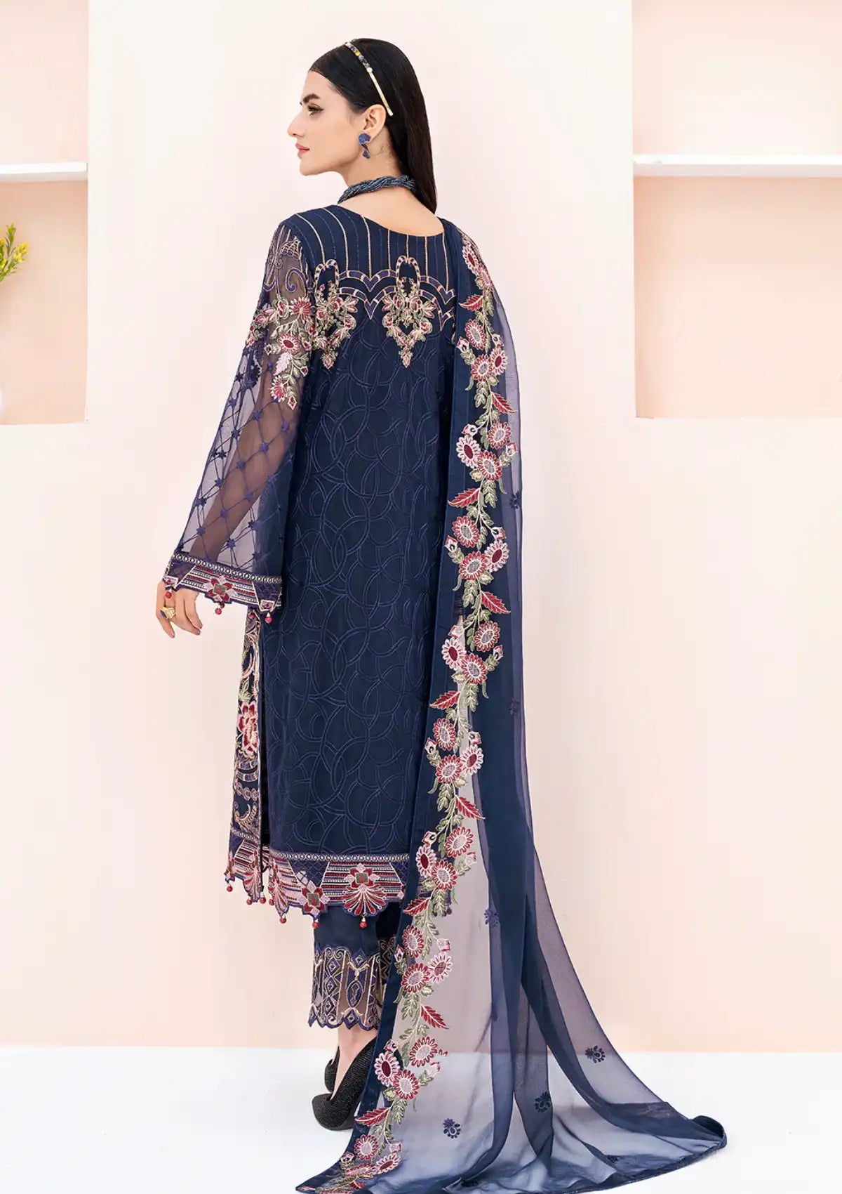 Ramsha Chevron Chiffon'23 Vol-06 A-606