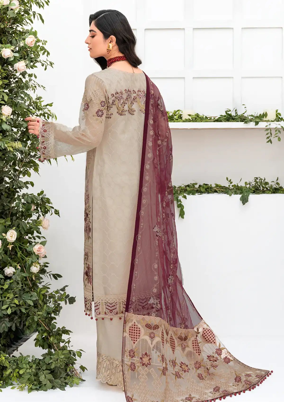 Ramsha Minhal Collection'23 Vol-08 M-806 - Mohsin Saeed Fabrics
