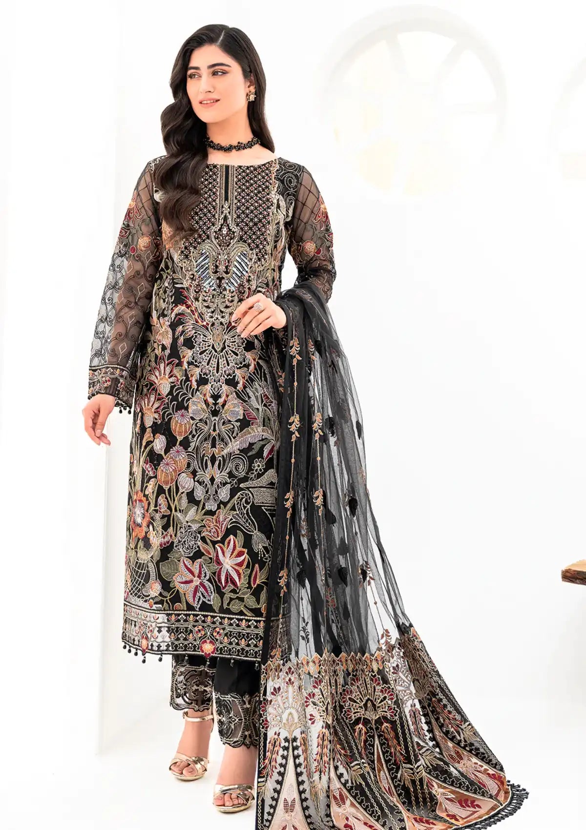 Ramsha Minhal Collection'23 Vol-08 M-803 - Mohsin Saeed Fabrics