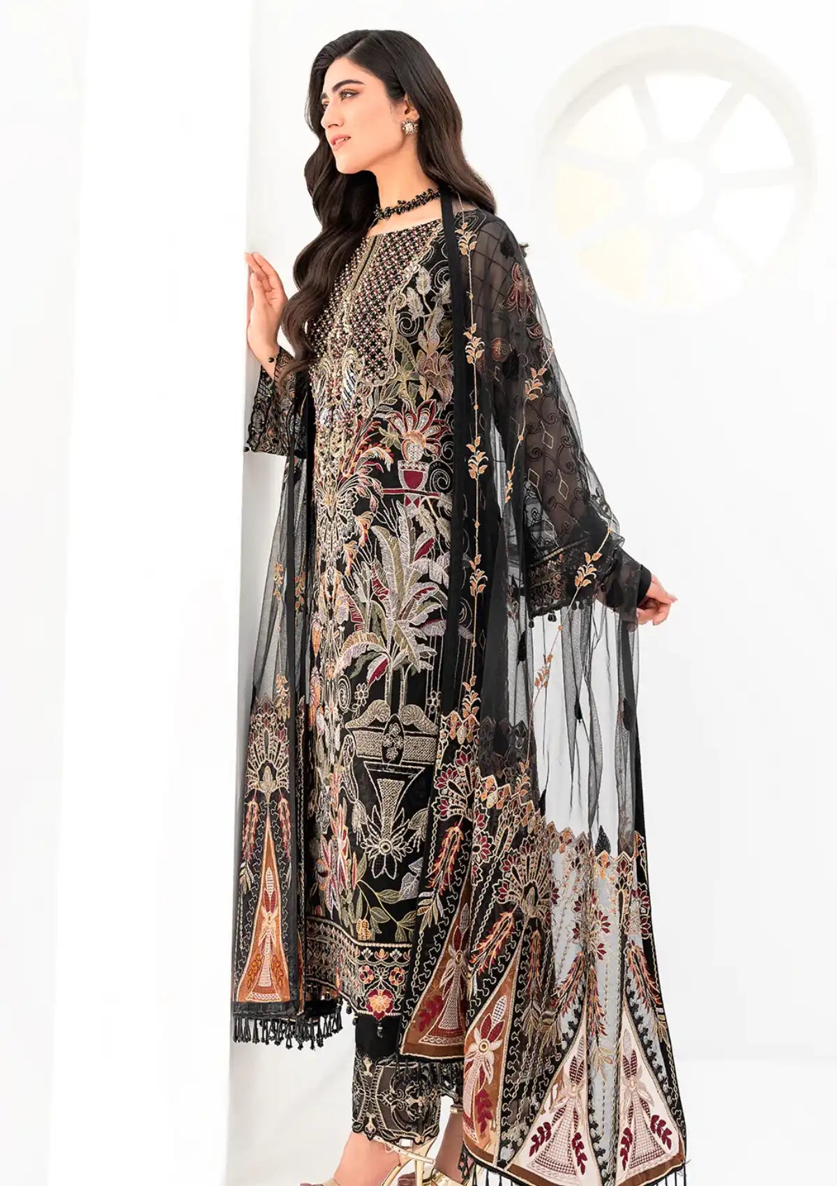 Ramsha Minhal Collection'23 Vol-08 M-803 - Mohsin Saeed Fabrics