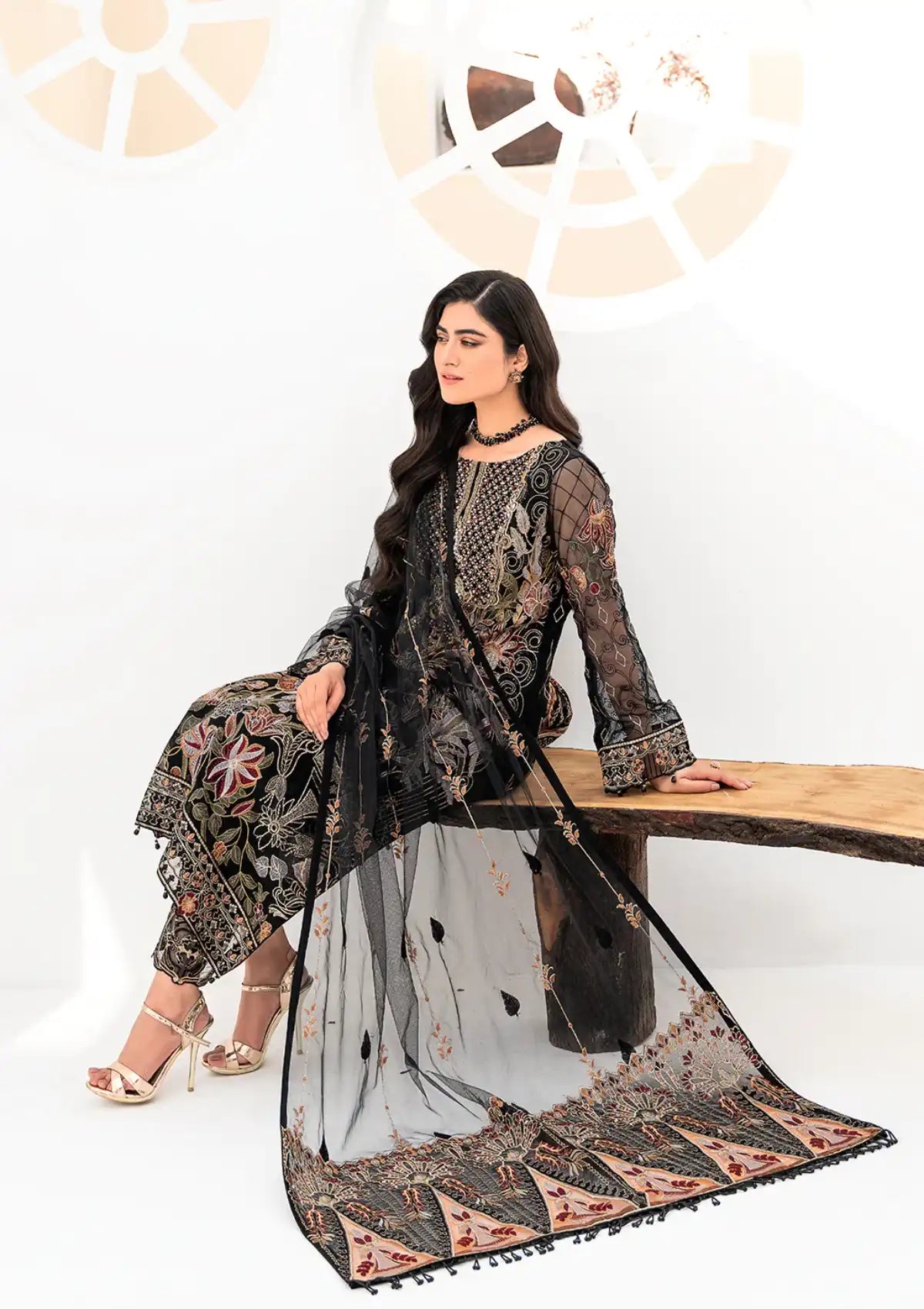 Ramsha Minhal Collection'23 Vol-08 M-803 - Mohsin Saeed Fabrics