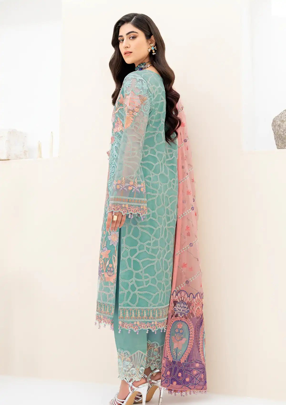 Ramsha Minhal Collection'23 Vol-08 M-807 - Mohsin Saeed Fabrics