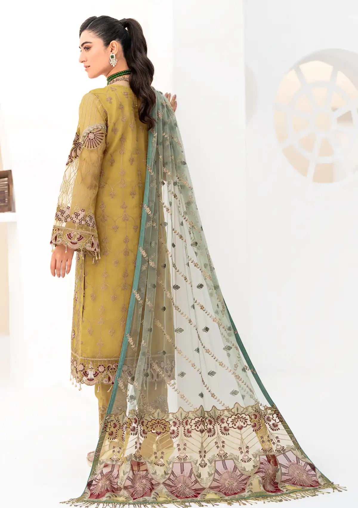 Ramsha Minhal Collection'23 Vol-08 M-805 - Mohsin Saeed Fabrics