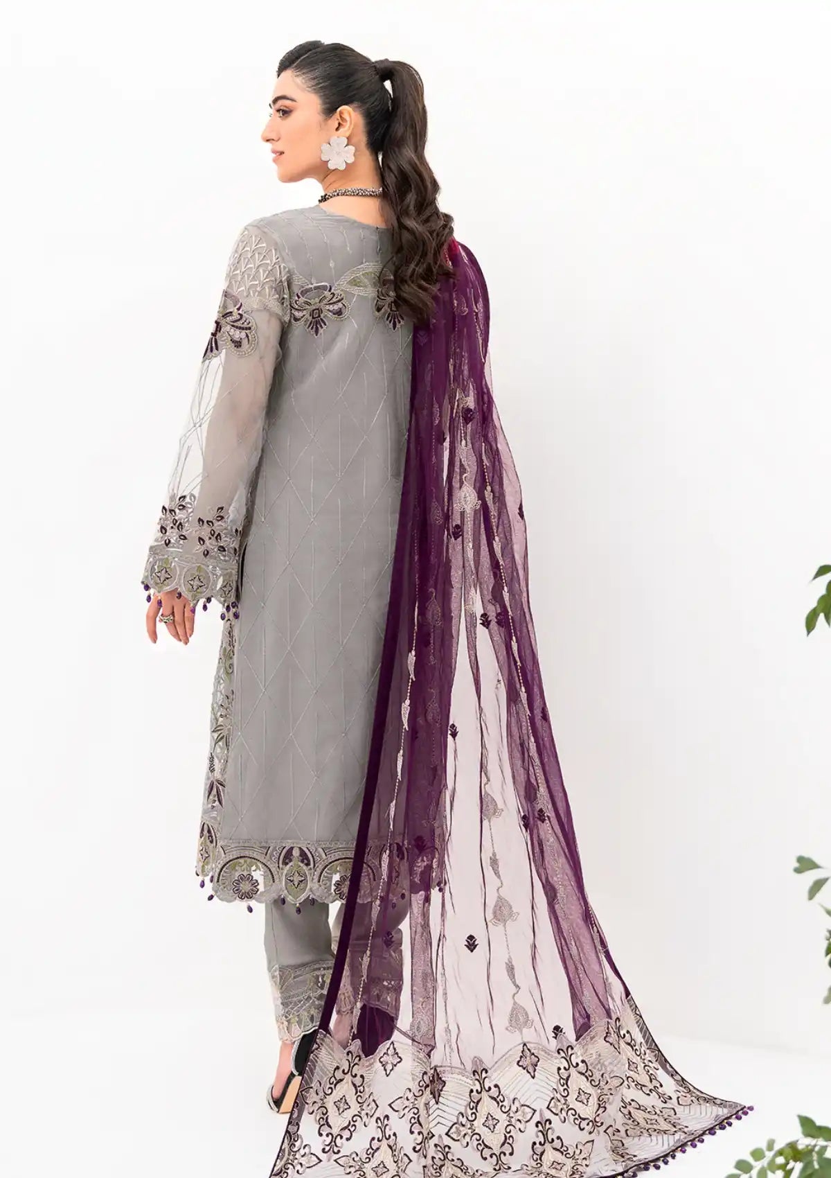 Ramsha Minhal Collection'23 Vol-08 M-801 - Mohsin Saeed Fabrics