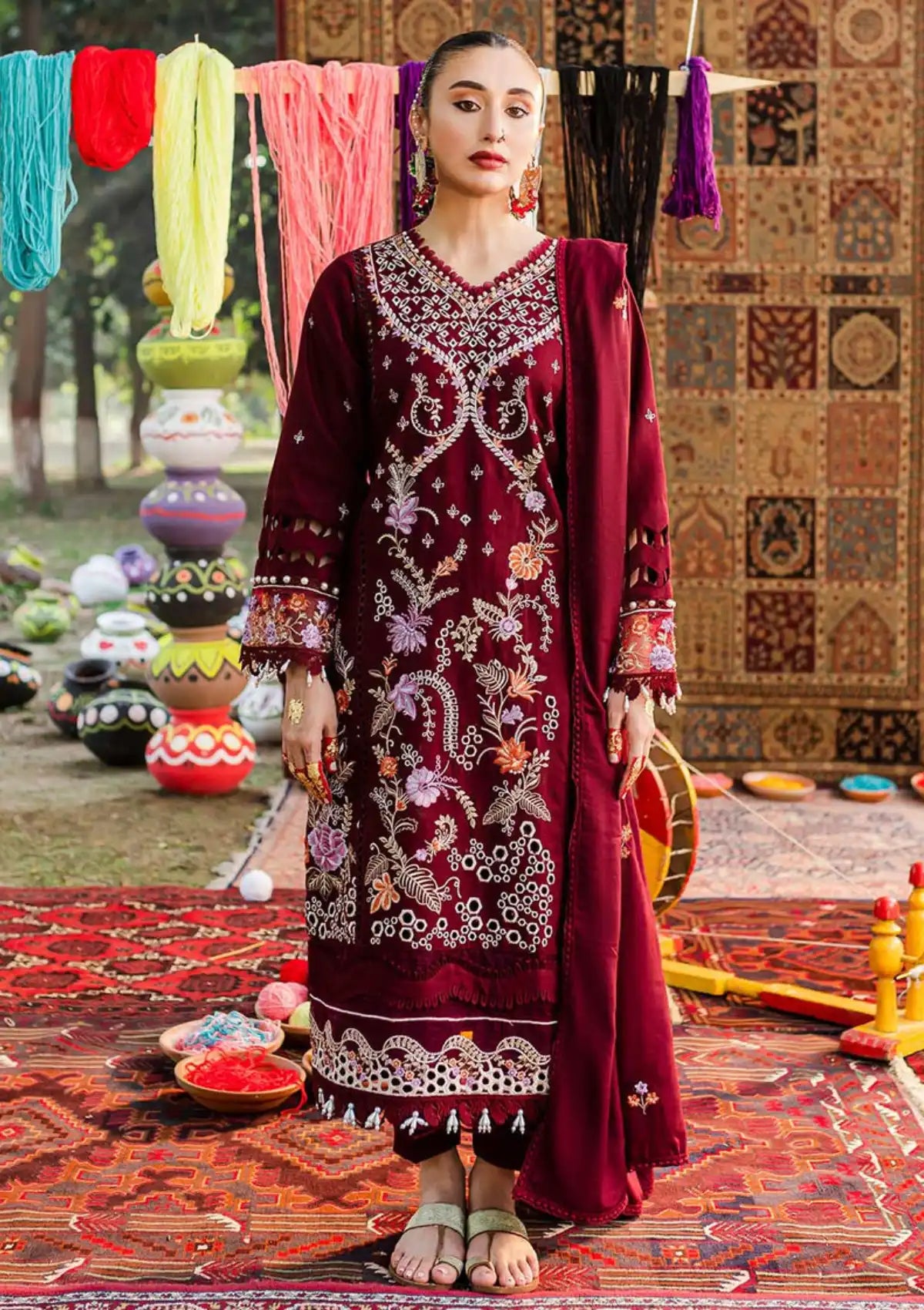 Parishay Dastak Karandi Winter'23 Vol-02 DTW-23 - Mohsin Saeed Fabrics