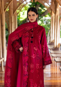 Mushq Hemline Symphony Karandi'25 D-08 Darling Bloom