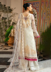 elegent Embroidered Chiffon Back from  Ramsha Dastak Luxury Chiffon'24 Q-107
