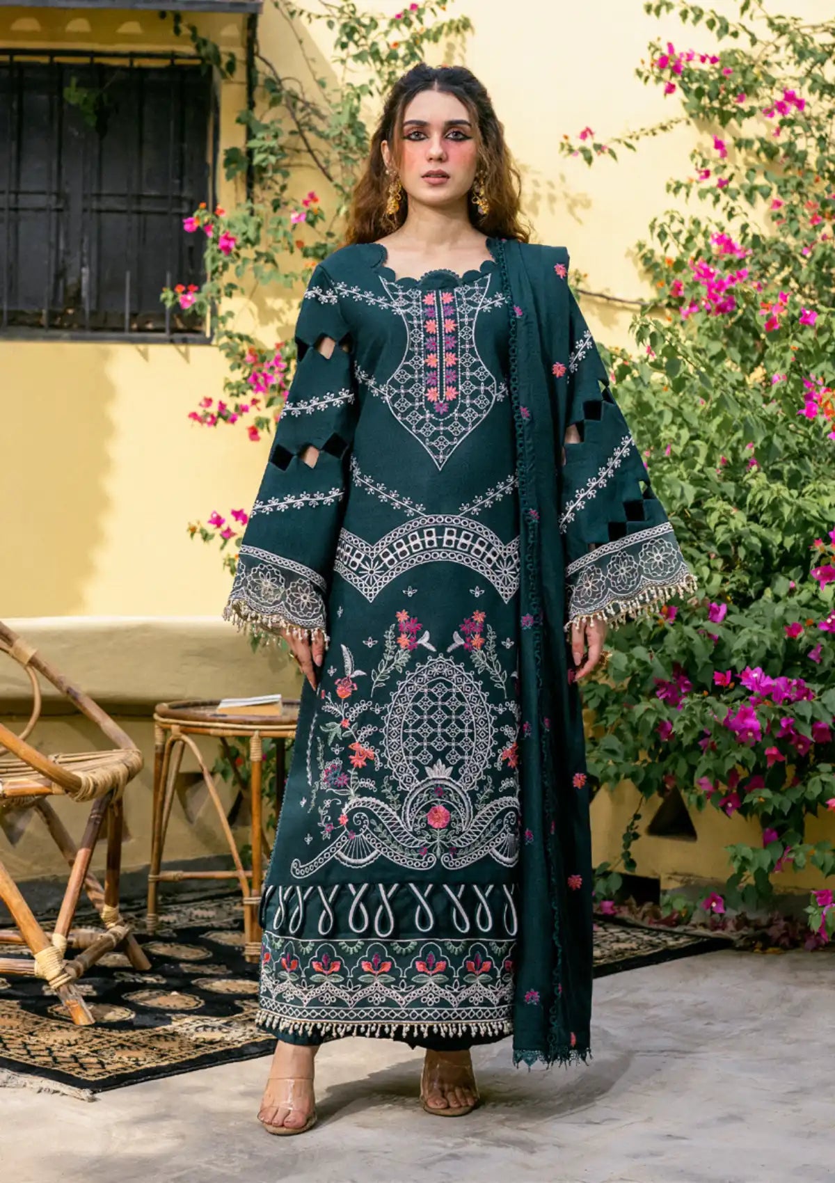 Parishay Dastak Karandi Winter'23 DTK-09 - Mohsin Saeed Fabrics