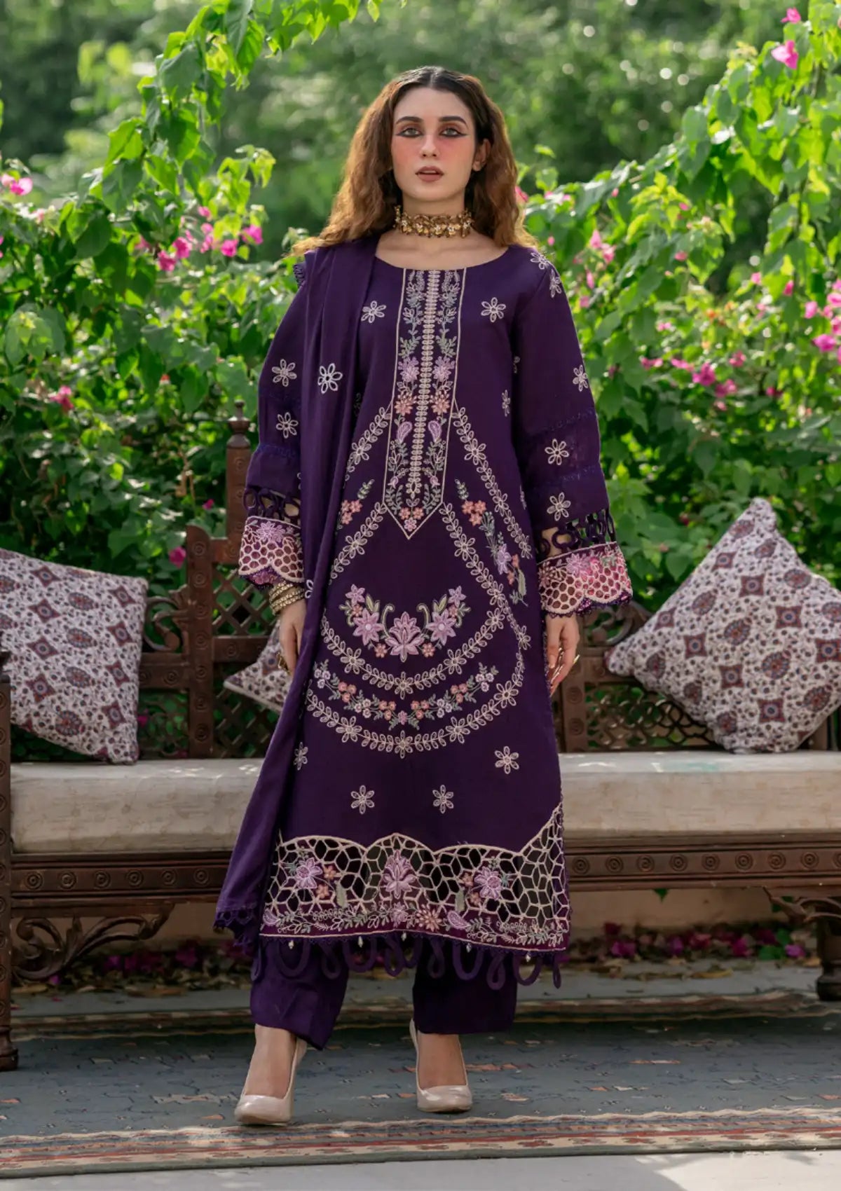 Parishay Dastak Karandi Winter'23 DTK-11 - Mohsin Saeed Fabrics