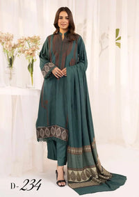Dastoor By Khoobsurat Emb Peach Leather'23 D-234 - Mohsin Saeed Fabrics
