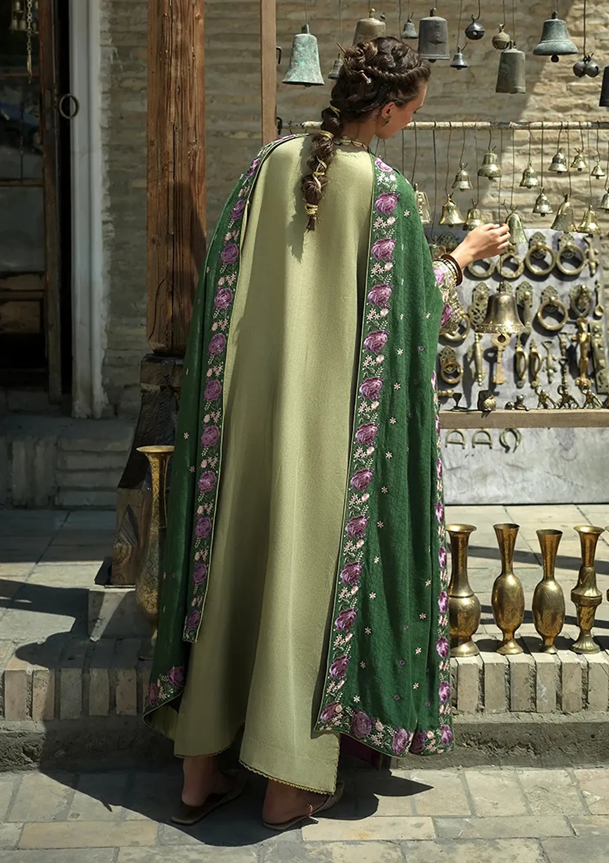 Mushq Hemline Bukhara Winter Edit'26 D-07 Desert Minaret