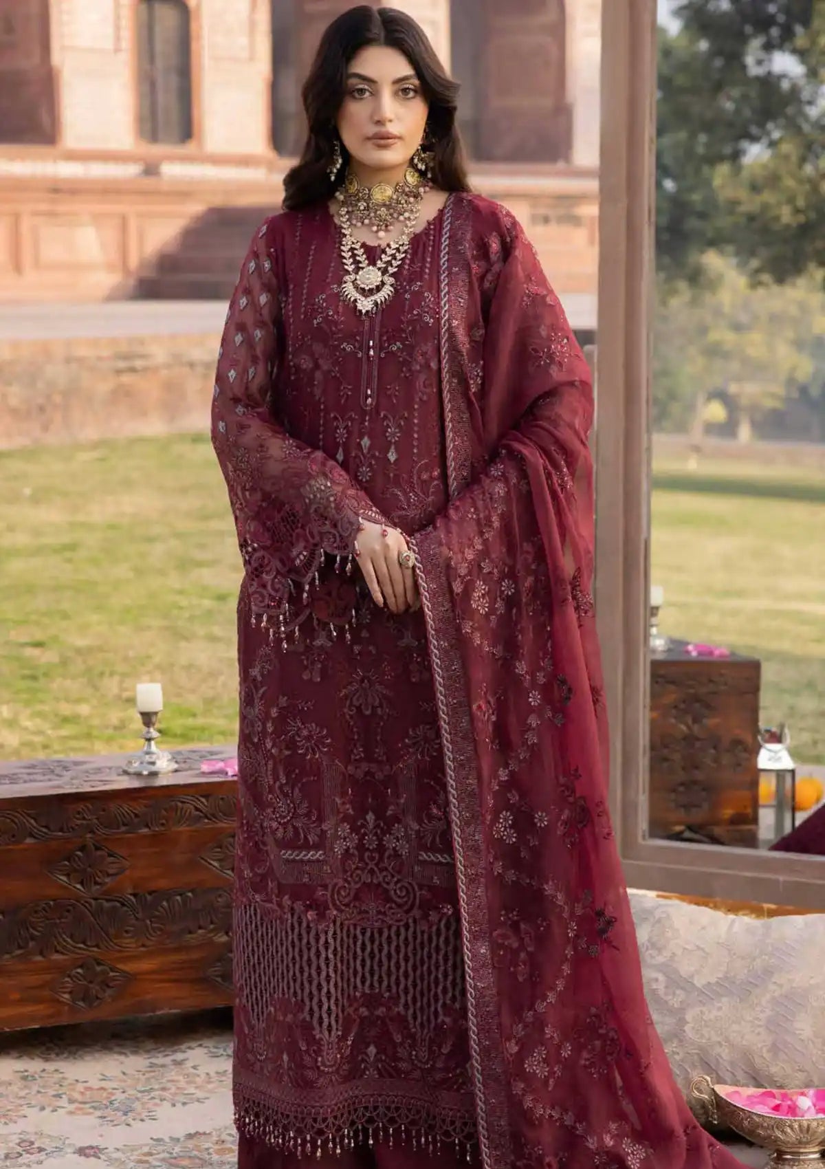 mohsin-saeed-fabrics-luxury-fashion-collection-daily-wear-wedding-and-formal-in-budget-This-product-is-from-lavish-dilkash-luxury-chiffon25-d-04-burgundy-is-available-on-Mohsin-saeed-fabrics-website.