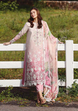 Mushq Solace Ombre Chikankari'26 D-09 Dew Drift