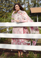 Mushq Solace Ombre Chikankari'26 D-09 Dew Drift
