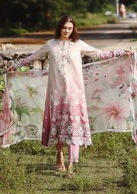 Mushq Solace Ombre Chikankari'26 D-09 Dew Drift