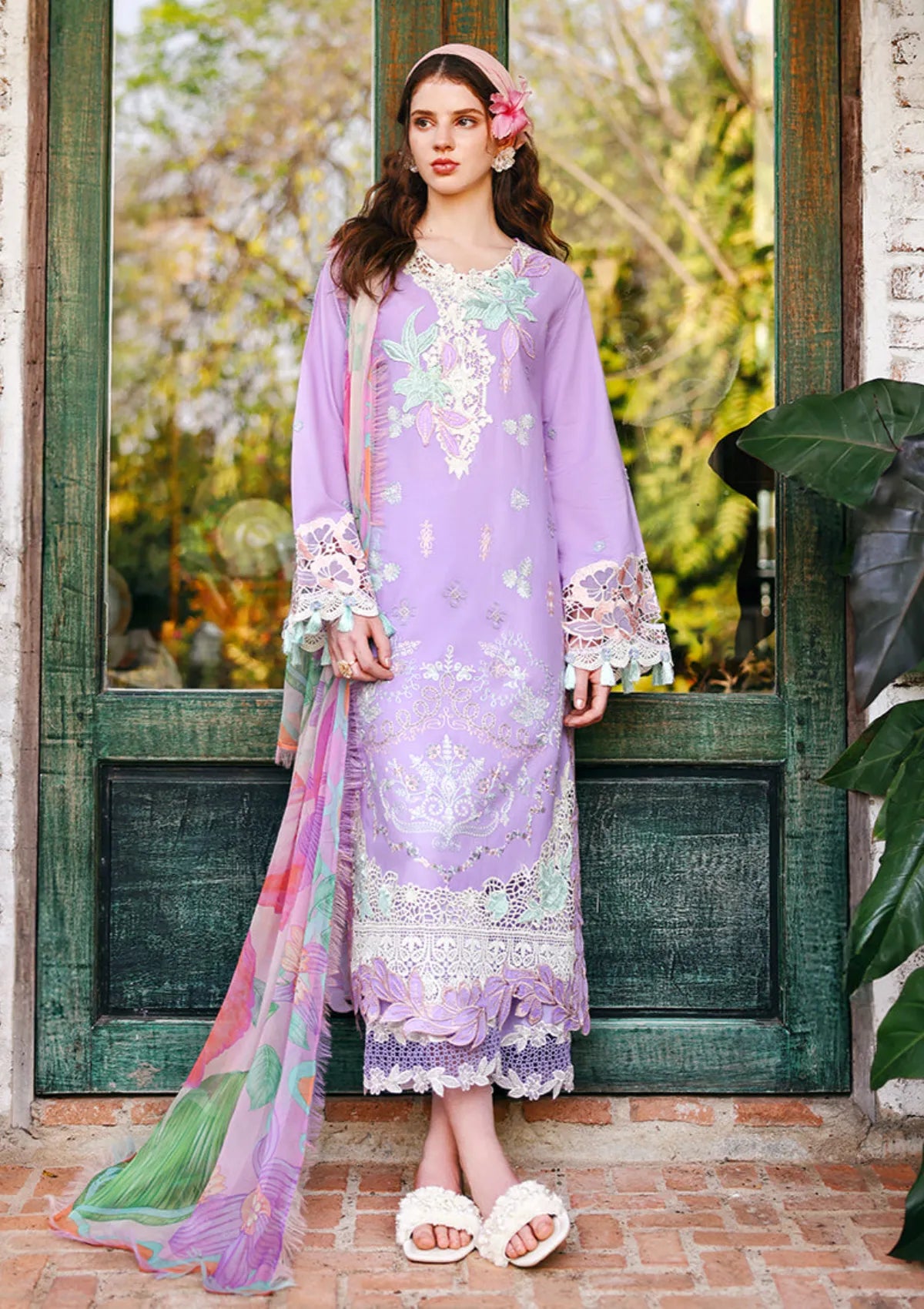 Hemline By Mushq Secret Garden Lawn'26 D-03 Dewspell