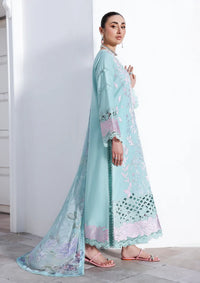 Roheenaz Floral Reveire Luxury Lawn'26 RNZ-609 Dewy Mist