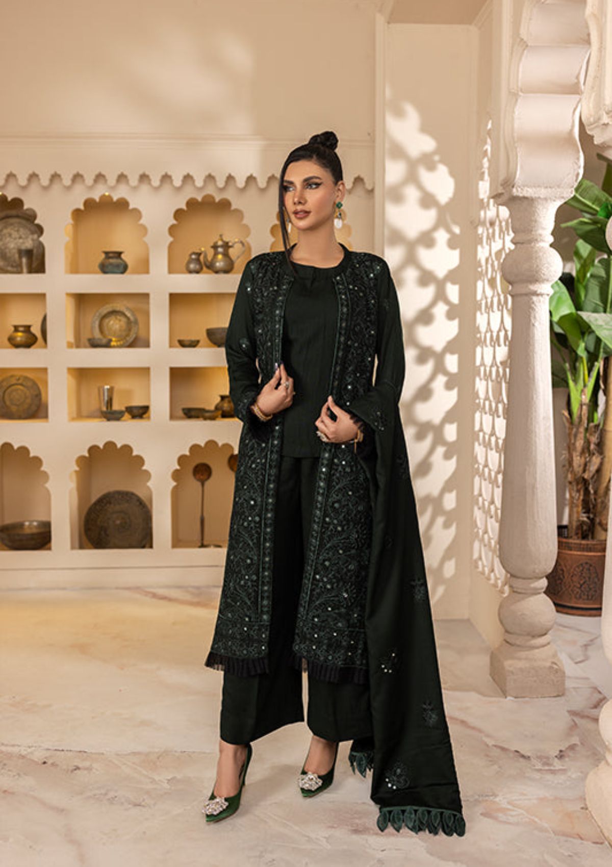 Rajis Dil Nihaad Silk Karandi'23 RJ-05 - Mohsin Saeed Fabrics