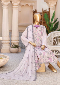 Dukhtar By KZ Emb Lawn'24 Vol-07 D-04 - Mohsin Saeed Fabrics