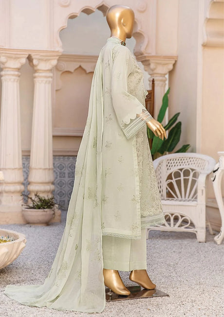 Dukhtar By KZ Emb Lawn'24 Vol-07 D-05 - Mohsin Saeed Fabrics