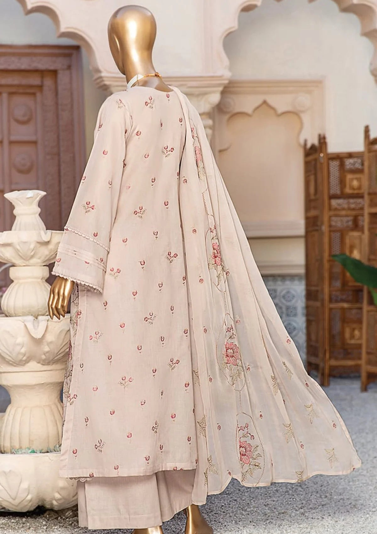 Dukhtar By KZ Emb Lawn'24 Vol-07 D-06 - Mohsin Saeed Fabrics