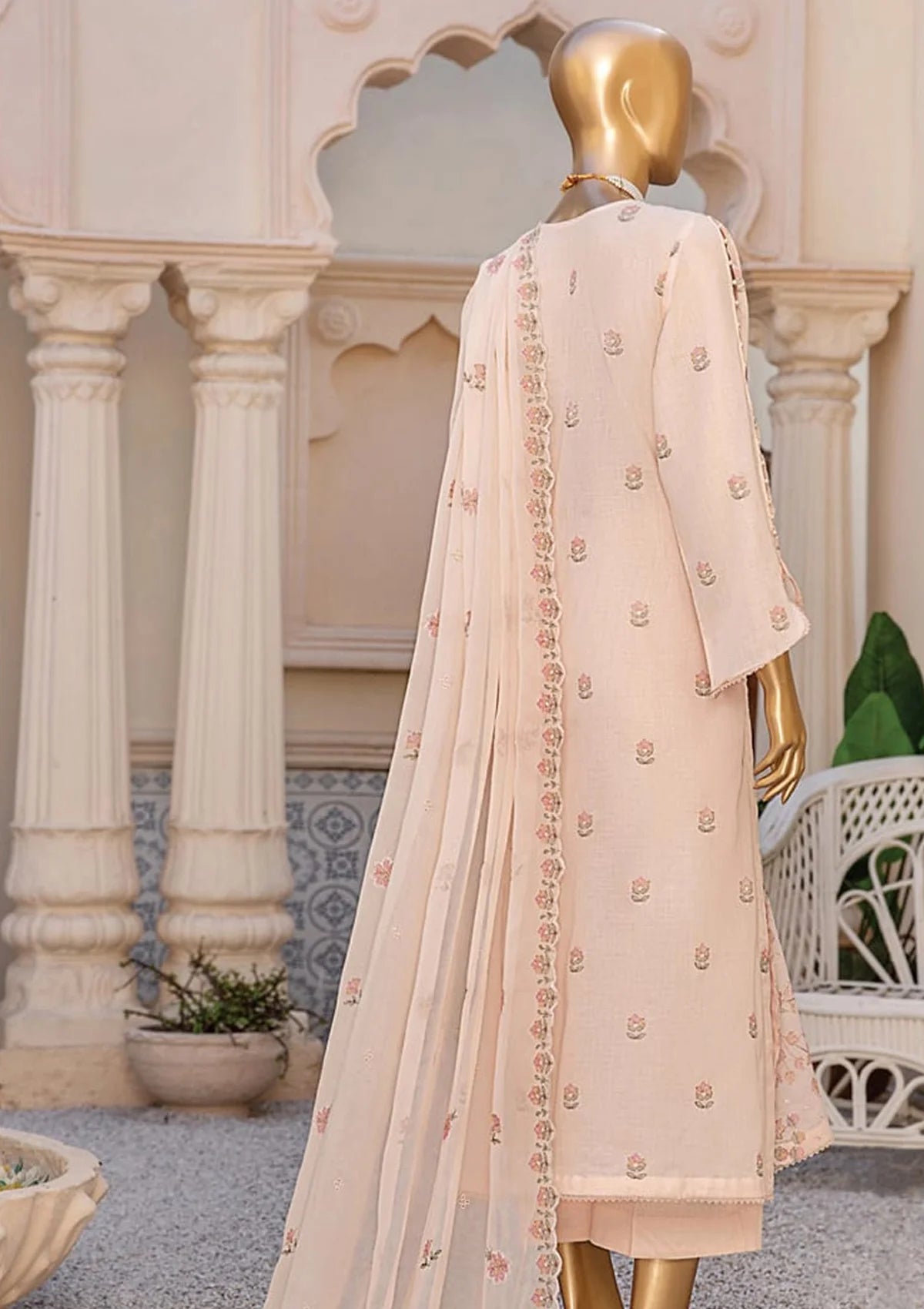 Dukhtar By KZ Emb Lawn'24 Vol-07 D-08 - Mohsin Saeed Fabrics