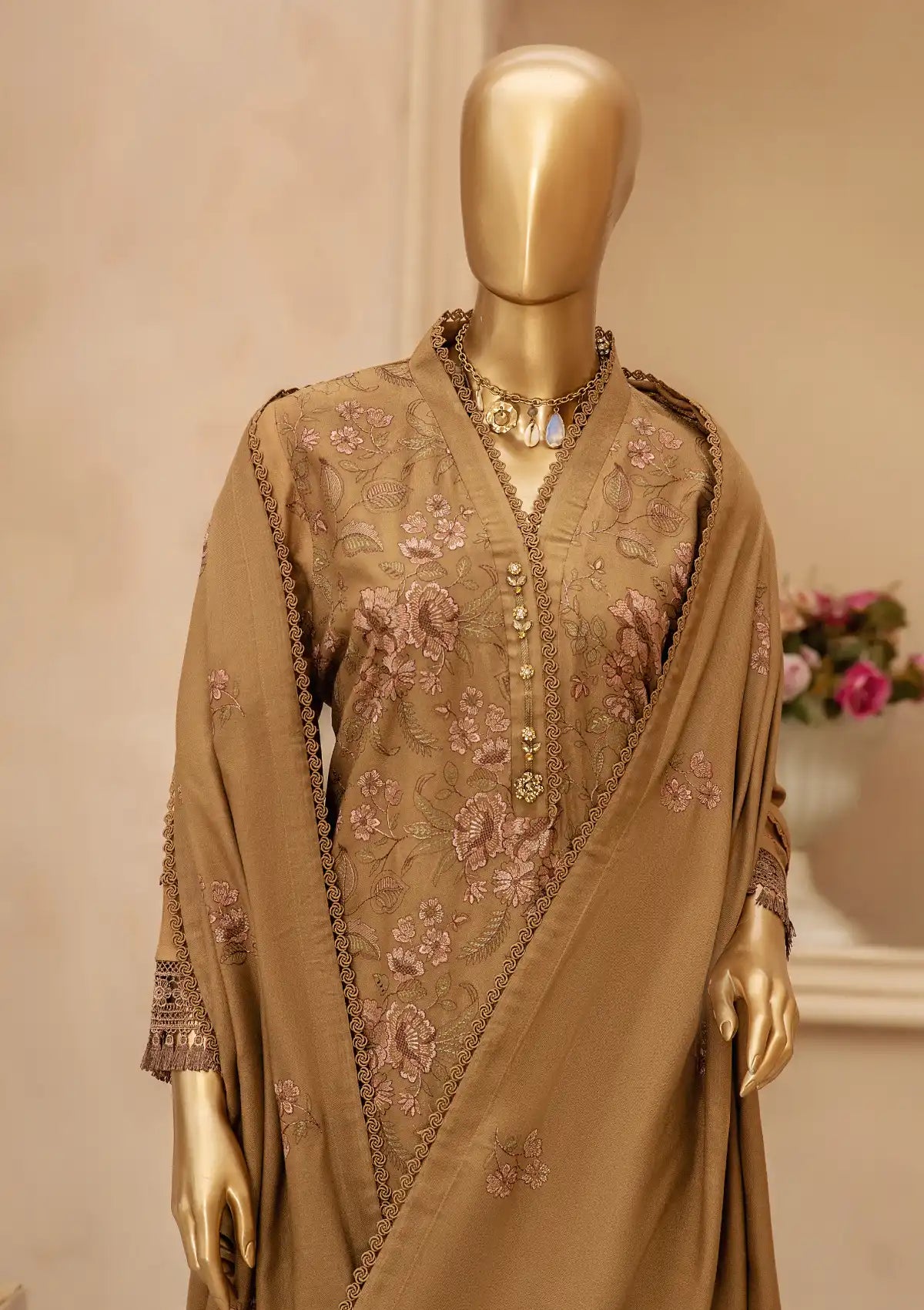 Dukhtar By KZ Peach Leather'24 Vol-02 D-01