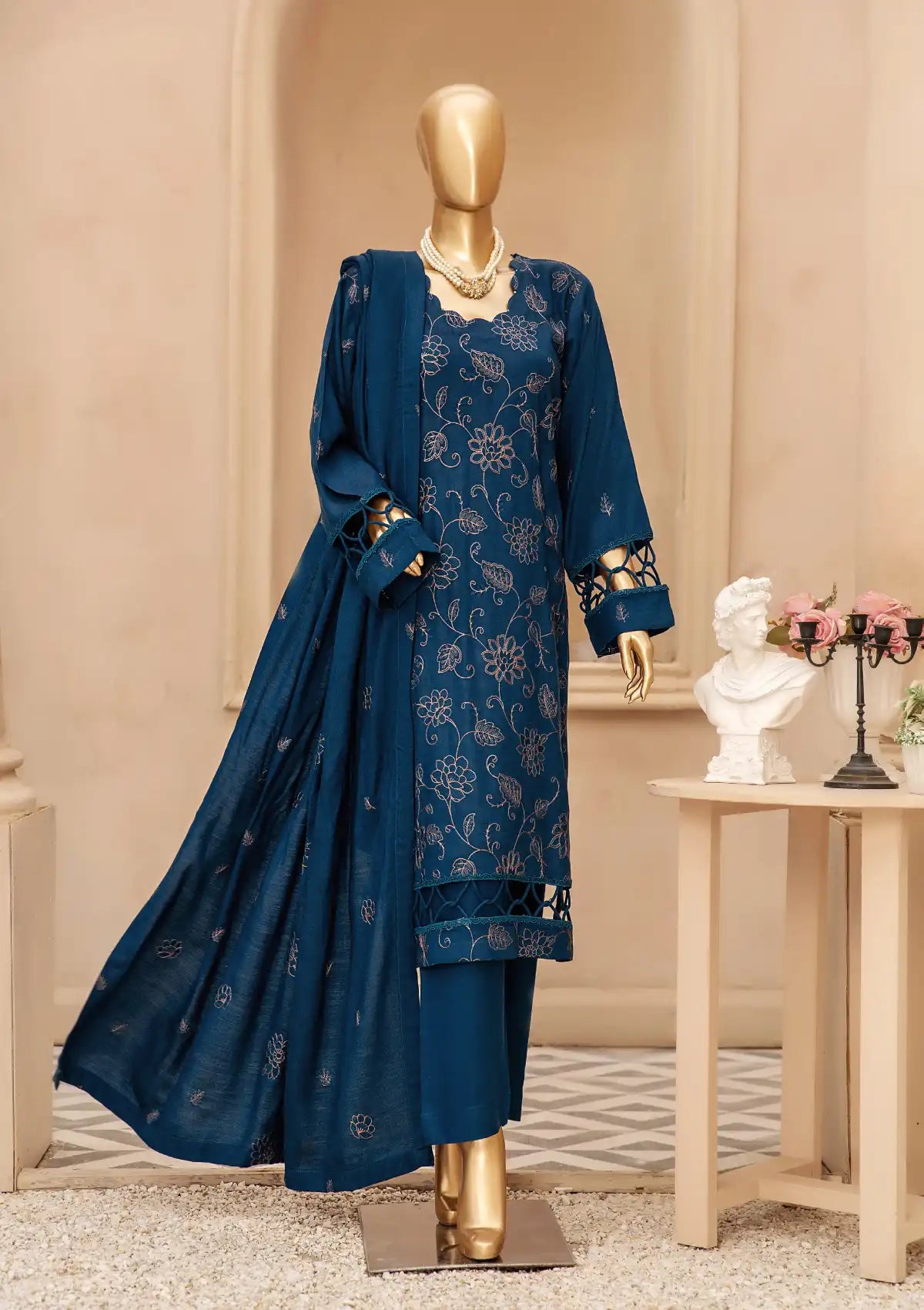 Dukhtar By KZ Peach Leather'24 Vol-02 D-03 Mohsin Saeed Fabrics Dukhtar By KZ Peach Leather'24 Vol-02 D-03 Mohsin Saeed Fabrics