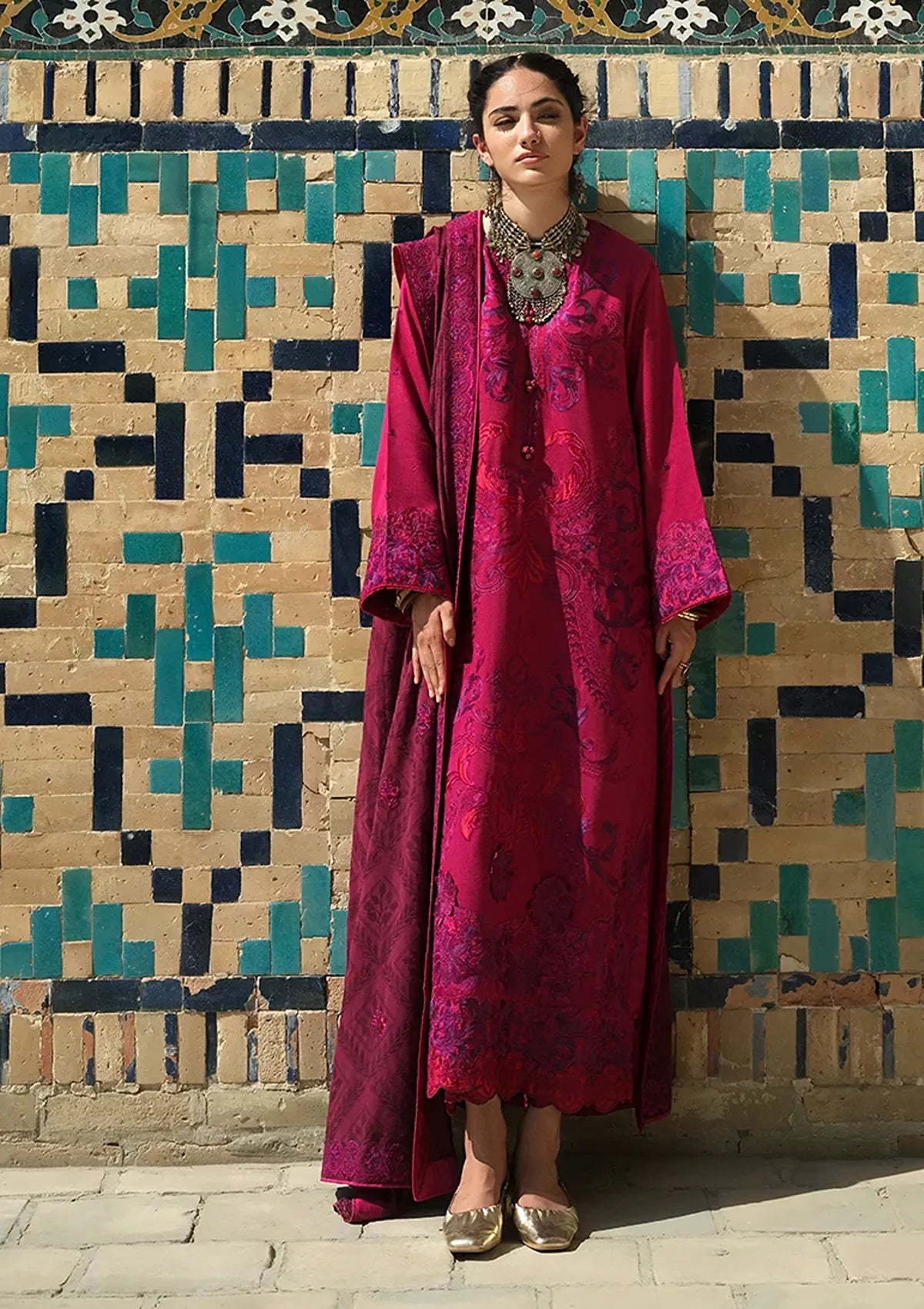 Mushq Hemline Bukhara Winter Edit'26 D-03 Dusk Whisper