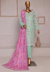 Elite by HZ Khaddar Chikankari'24 PK-14