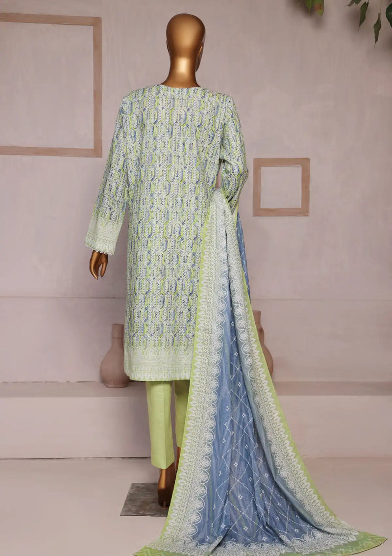 Elite by HZ Khaddar Chikankari'24 PK-16