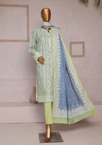 Elite by HZ Khaddar Chikankari'24 PK-16