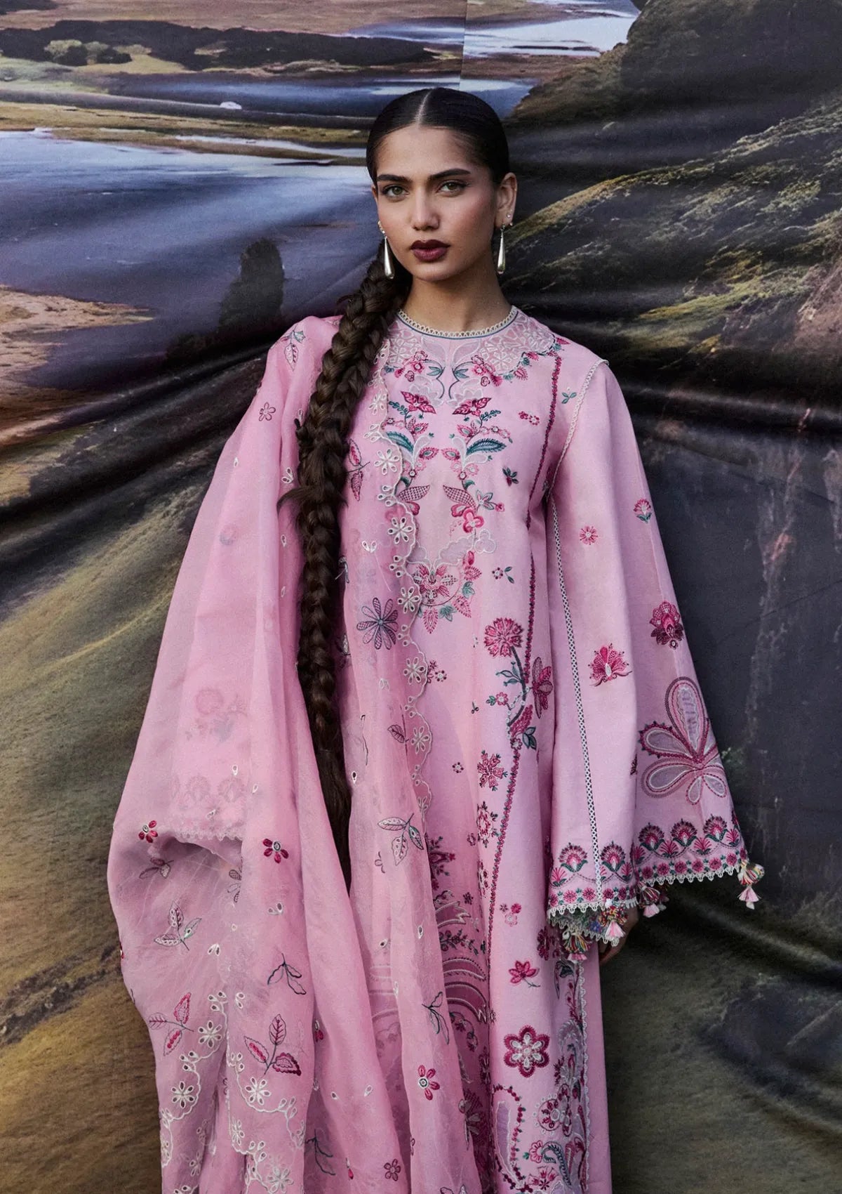 Hussain Rehar Zan Luxury Lawn'26 -Elfa